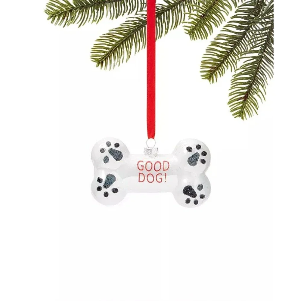 HOLIDAY LANE Pets Good Dog Bone Ornament